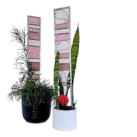 Event image STAINED GLASS LEADED TASTER - GARDEN STAKE